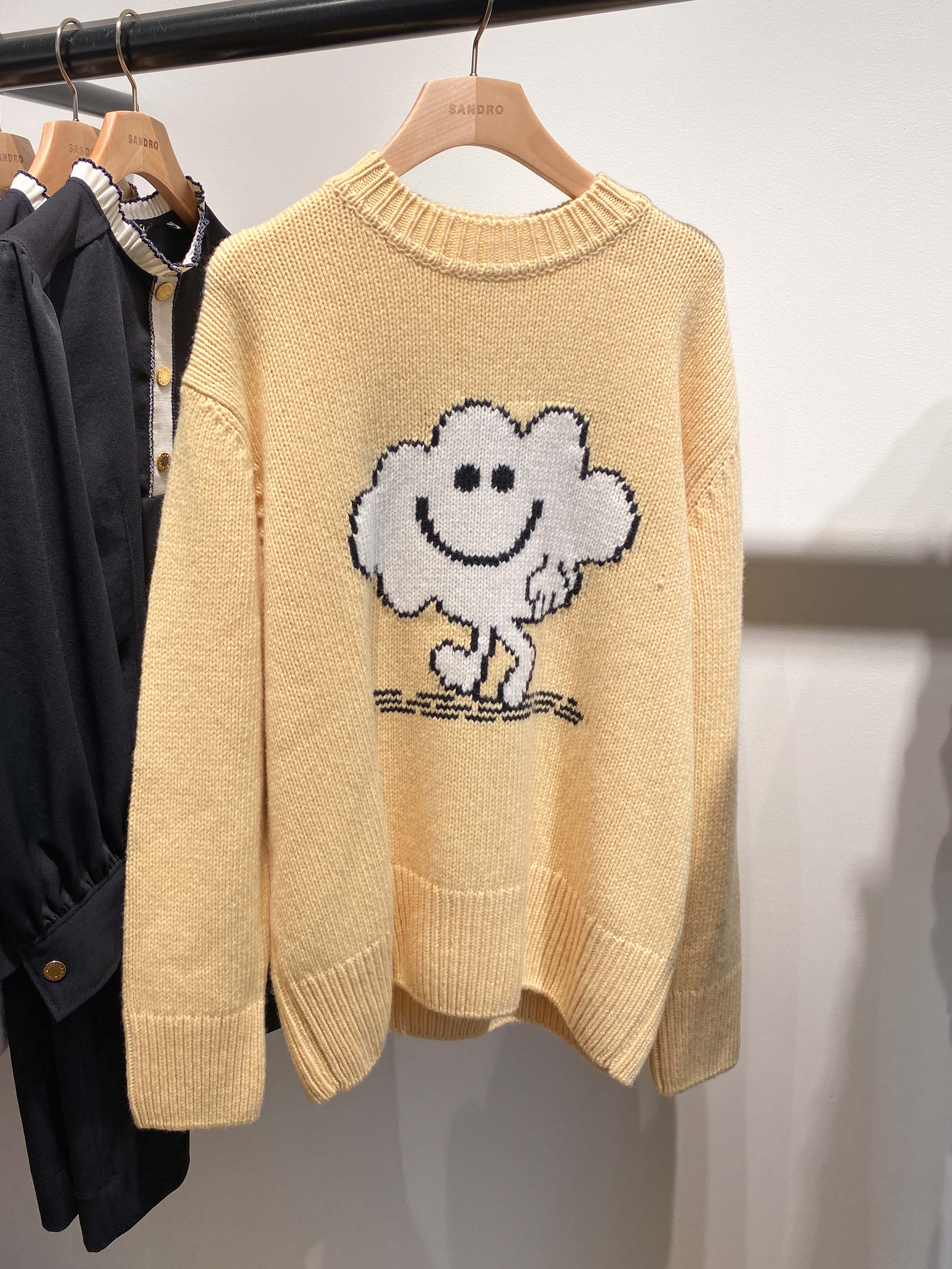 산드로 여성 드림 구름 캐시미어 울 스웨터 (SFPPU01359-520)
